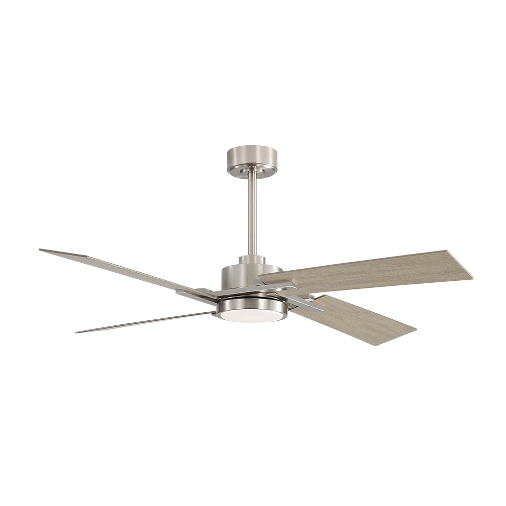 MLiAN 56 In./ 72 In. 4 Plywood Blades Indoor LED Light Ceiling Fan with Remote...