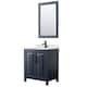 Option Dark Blue, Black Trim, Giotto Quartz Top