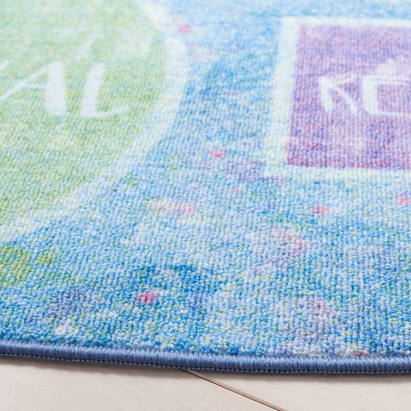 SAFAVIEH Kids Playhouse Machine Washable Slip Resistant Mirbana Neighborhood Road Rug