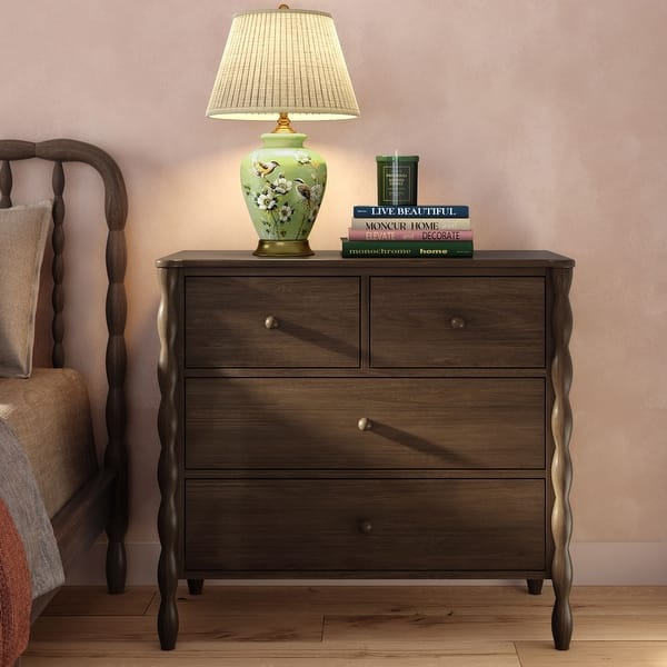 brown two drawer dresser Plank+Beam 2 Over 2 Drawer Dresser - Bed Bath & Beyond
