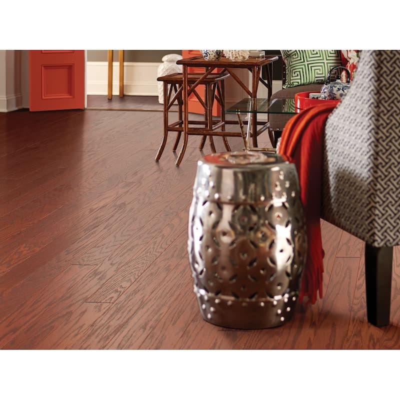 Shaw Albright Oak 3-1/4" Wide Smooth Engineered Red Oak Hardwood