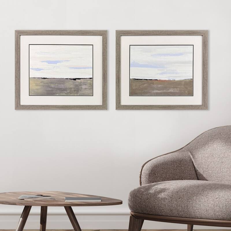 Paragon Distant Valley Framed Art - Set of 2 - 2-piece Set