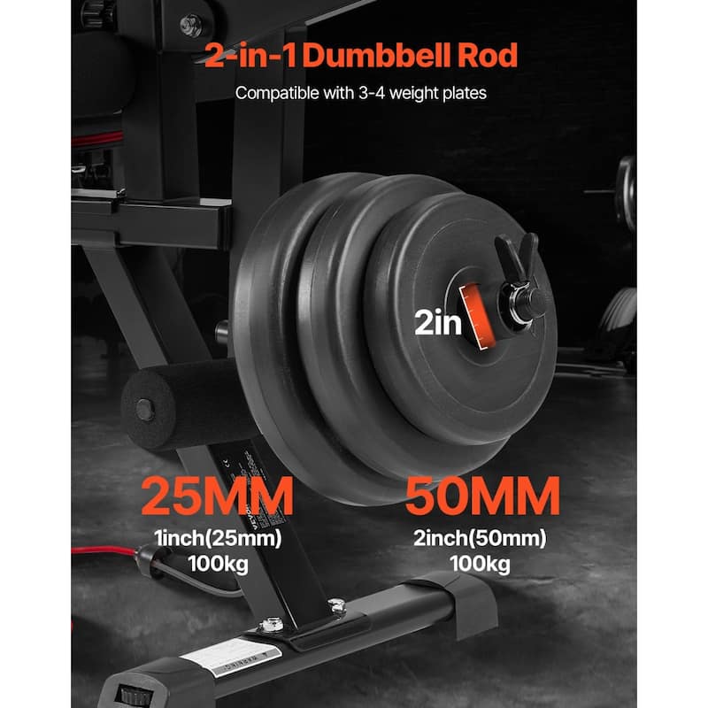 Weight Bench Sit up Bench for Home Gym Strength Training Workout Adjustable - 73.9 x 20.9 x (34.6-39.4)
