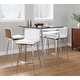 preview thumbnail 26 of 32, Porch & Den Naldi-Mason Swivel 5-Piece Counter Height Dining Set