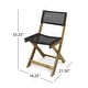 preview thumbnail 23 of 22, Hillside Outdoor Acacia Wicker Bistro Set by Christopher Knight Home - N/A