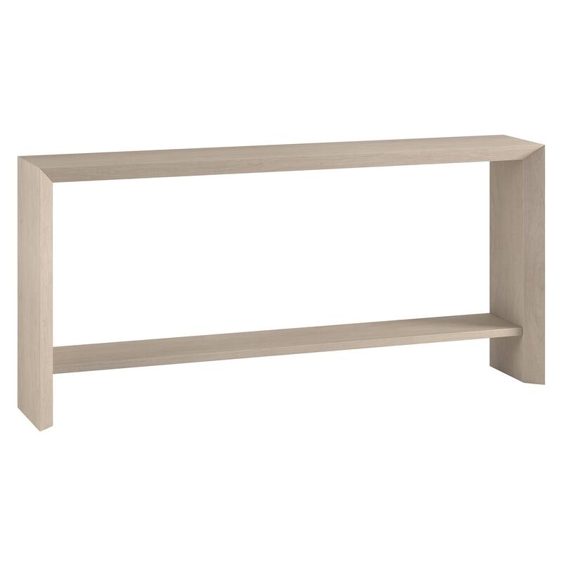 Osman 64" Wide Rectangular Console Table - White