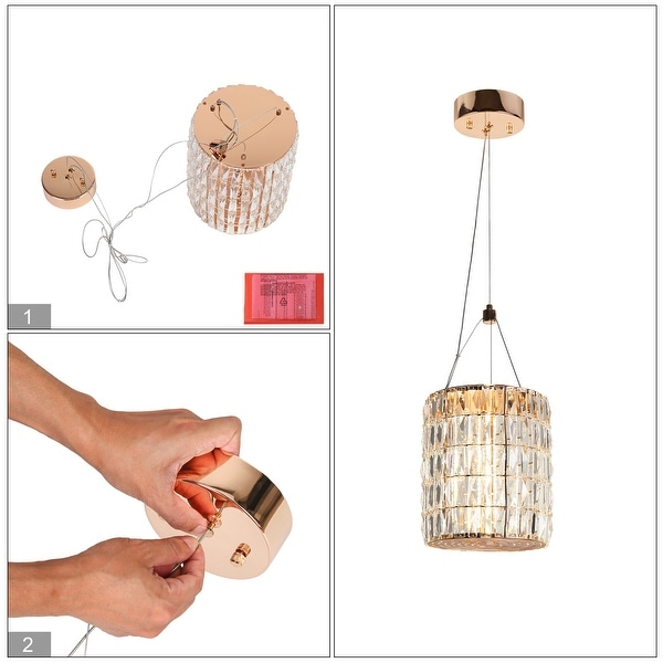 Rose gold island lights online