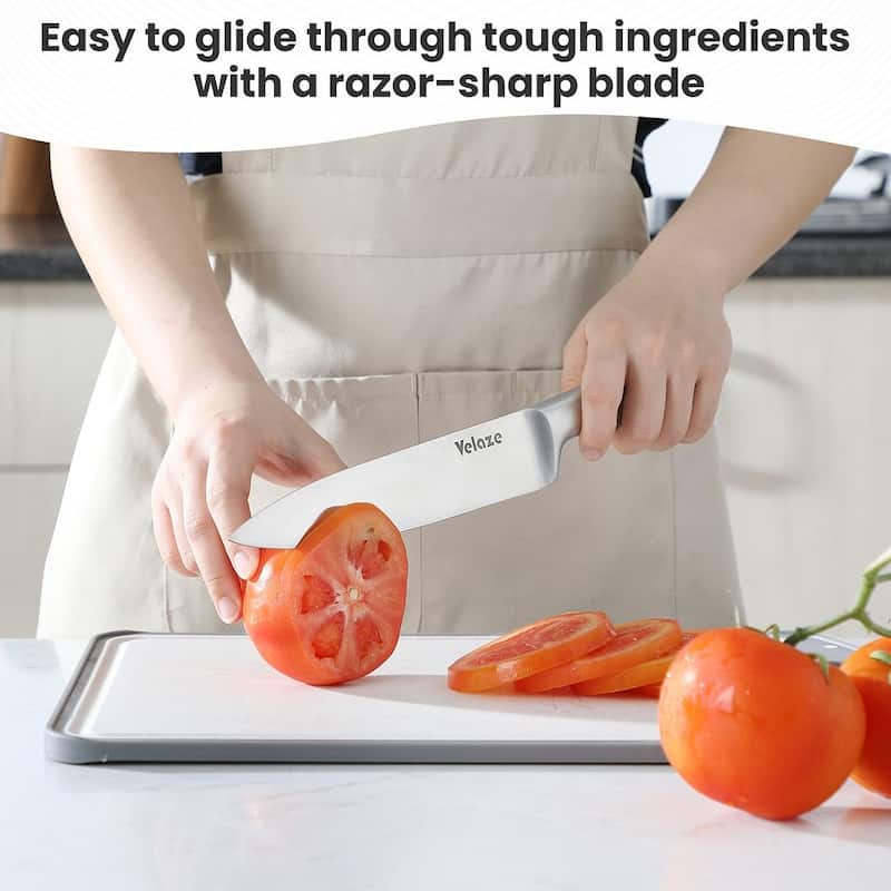 Velaze Aperol 8 pcs Knife Block Set with Storage