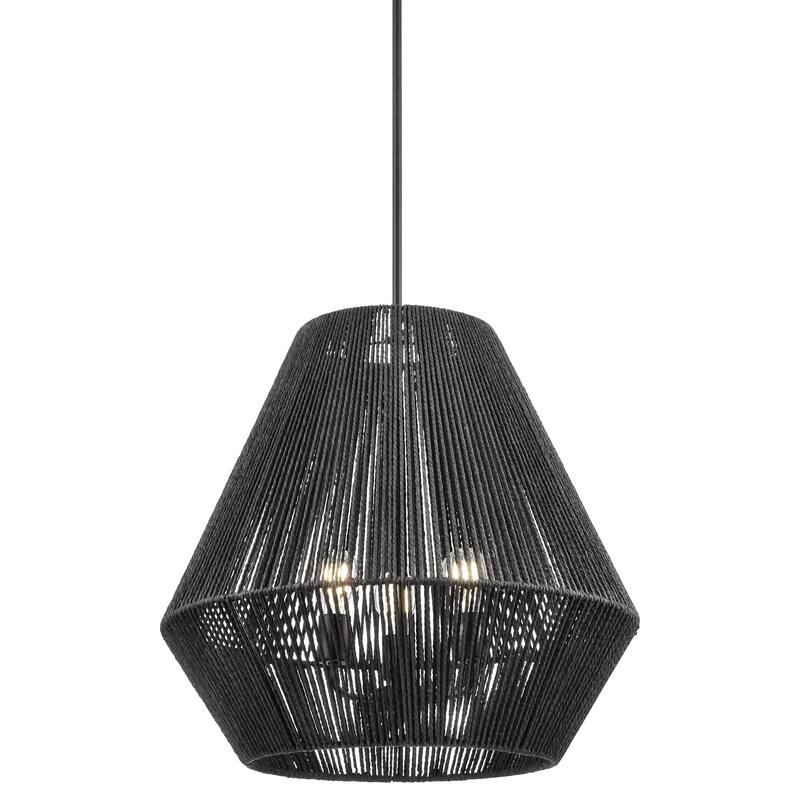 Millennium Lighting 9023 Elise 3 Light 22" Wide Pendant - Matte Black
