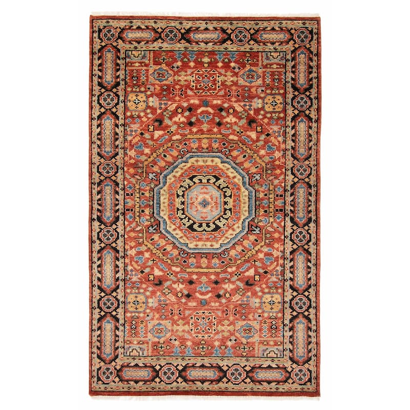 ECARPETGALLERY Hand-knotted Jules Serapi Red Wool Rug - 5'0 x 8'2 - Red - 5'0 x 8'2