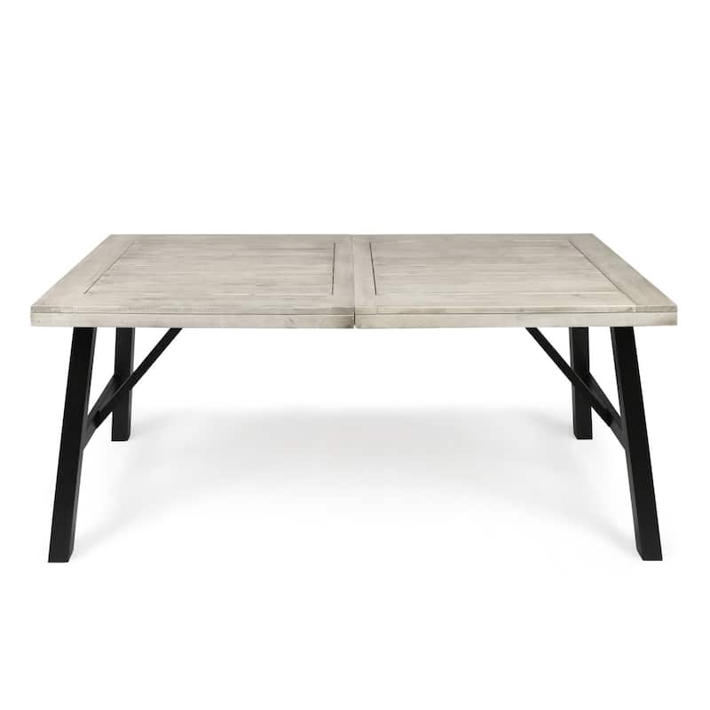 Modern Patio Table For Dining - Grey