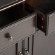 preview thumbnail 17 of 92, WYNDENHALL Hampshire 40" Wide Solid Wood Traditional Entryway Storage Cabinet - 40"w x 15"d x 36" h