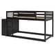 preview thumbnail 4 of 44, Espresso Twin Bunk Bed with 4 Drawers & 3 Shelves - Durable & Classic