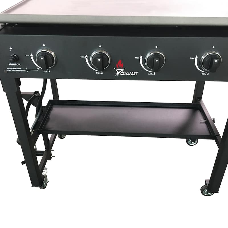 GrillFest 4-Burner Gas Griddle - 790SQin
