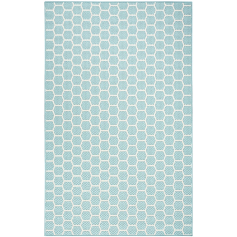 Nourison Reversible Indoor Outdoor Indoor/Outdoor Geometric Area Rug