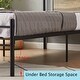 preview thumbnail 5 of 19, VECELO Industrial Kids Bed Frame with Wood Headboard,Twin Size Bed Set of 2