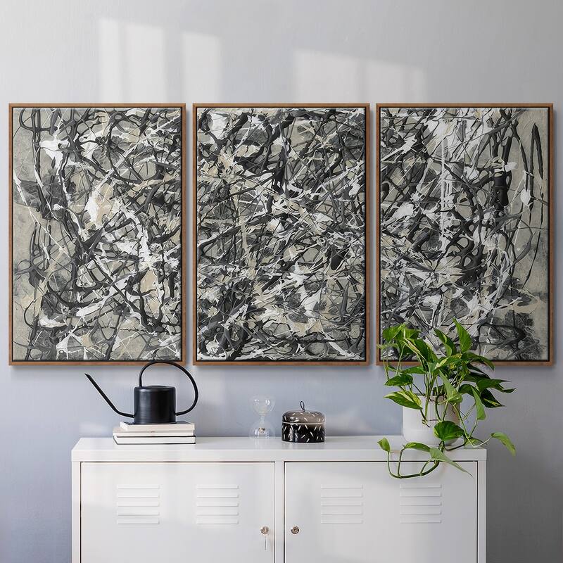 Pollack Homage I - Multi Piece Framed Canvas
