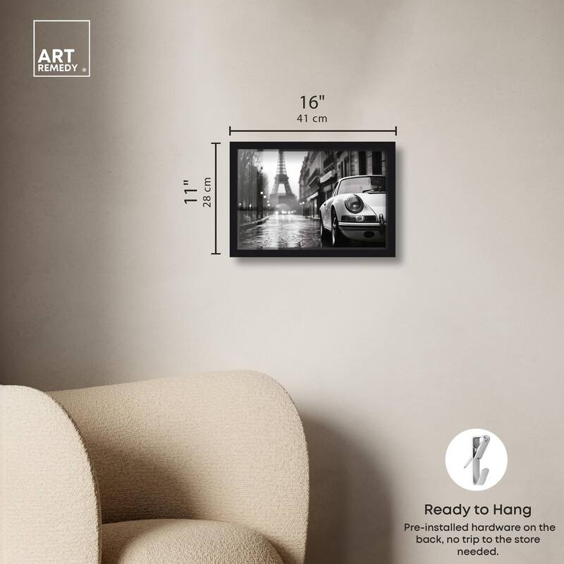 Rainy Day Paris Shadowbox by Art Remedy