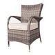 preview thumbnail 6 of 9, Padmas Assembled Wicker Dining Arm Chair with Cushion - Single