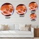 preview thumbnail 4 of 8, Designart 'Antelope Canyon Inside View' Oversized Modern Wall CLock