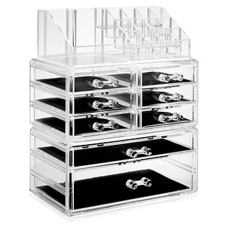 Buy Wholesale China Clear Acrylic/perspex Cosmetic/makeup Drawer Organizer  With Lid, Lucite Drawer Box & Drawer Organizers