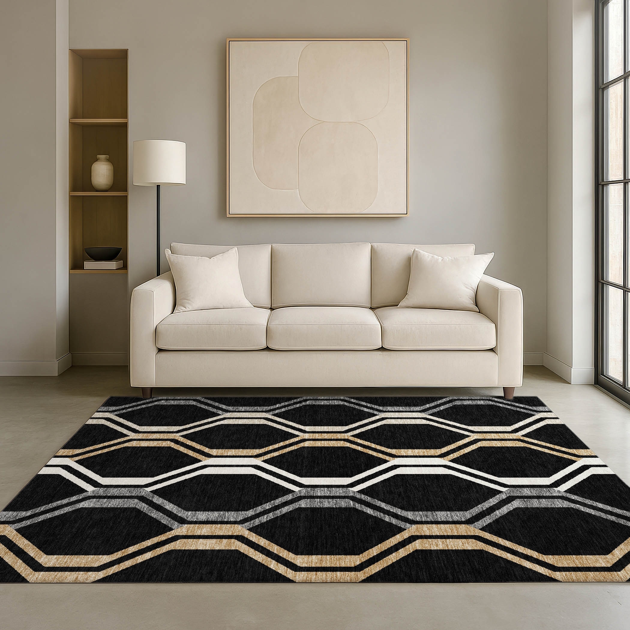 Premium Washable Super Soft Modern Langdon Mayfield Rug
