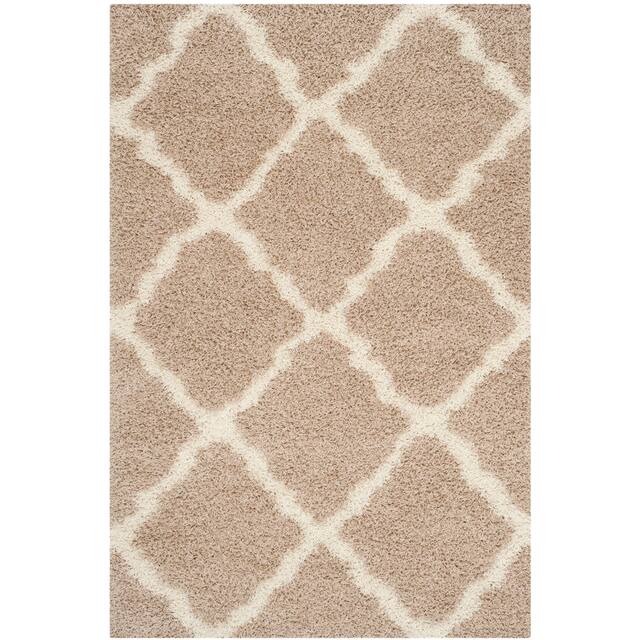 SAFAVIEH Dallas Shag Giusy Trellis 1.5-inch Thick Rug