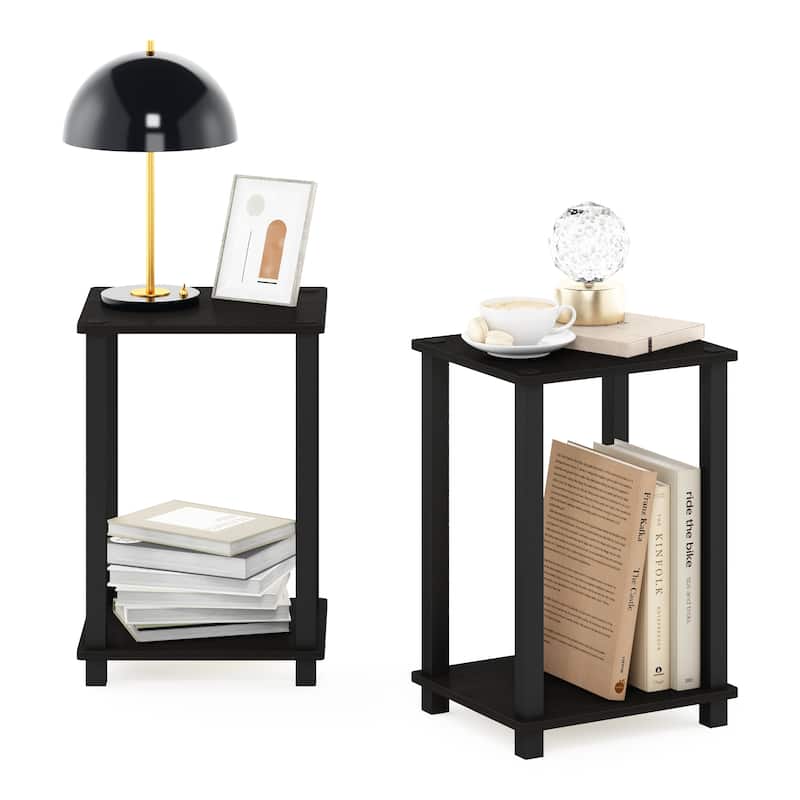 Furinno Simplistic End Table, Small, Set of 2