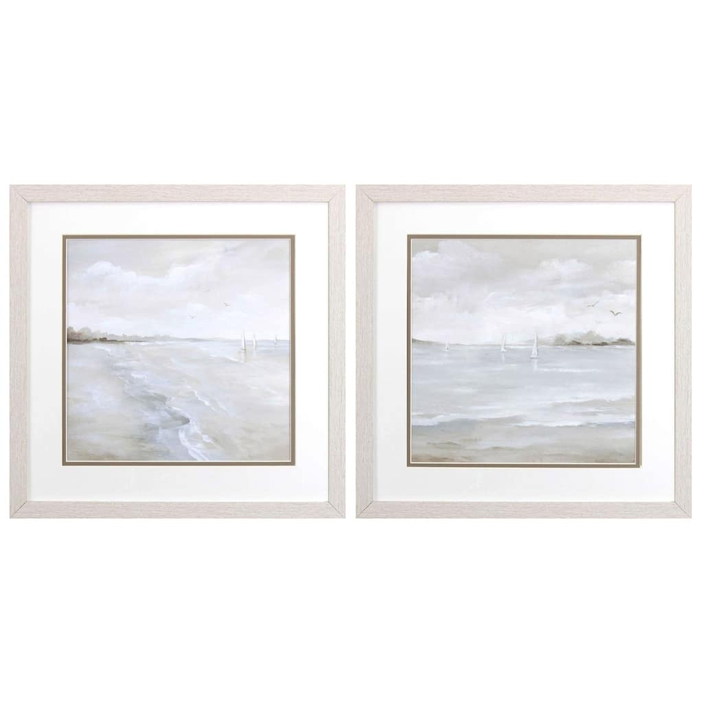 Sail Away S/2 Framed Art Under glass