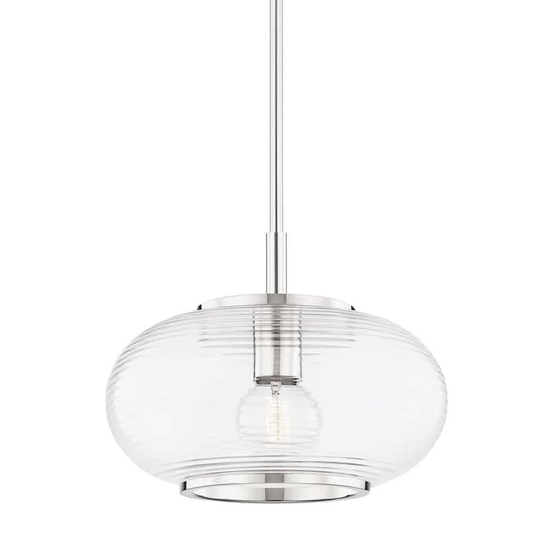 Mitzi by Hudson Valley Maggie 1-Light Pendant with Clear Glass