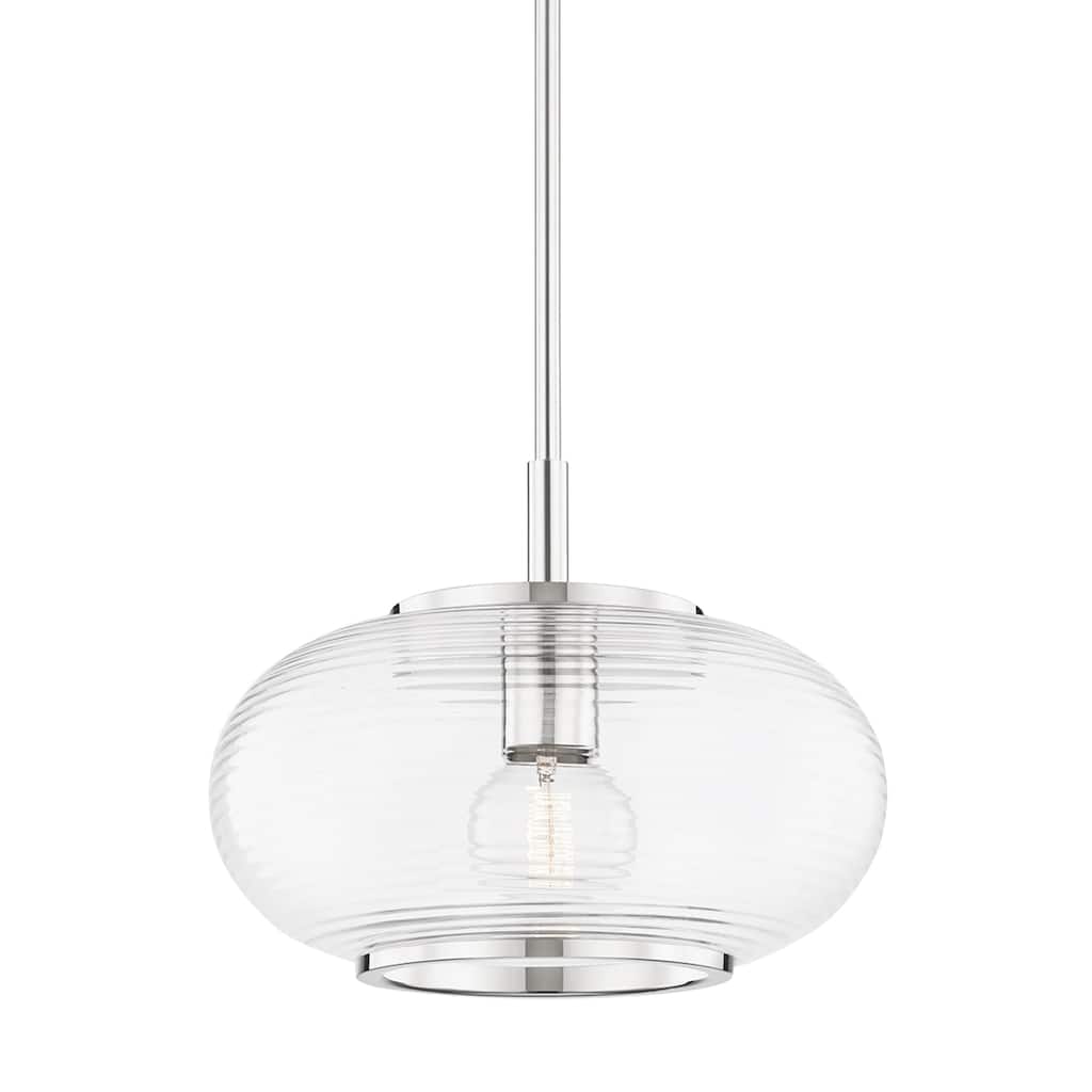 Mitzi by Hudson Valley Maggie 1-Light Pendant with Clear Glass