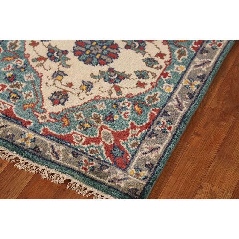 Heriz Serapi Indian Runner Rug Handmade Wool Carpet - 2'7" x 8'0"