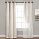 preview thumbnail 4 of 10, Lush Decor Grommet Sheer Panel Pair with Insulated Blackout Lining