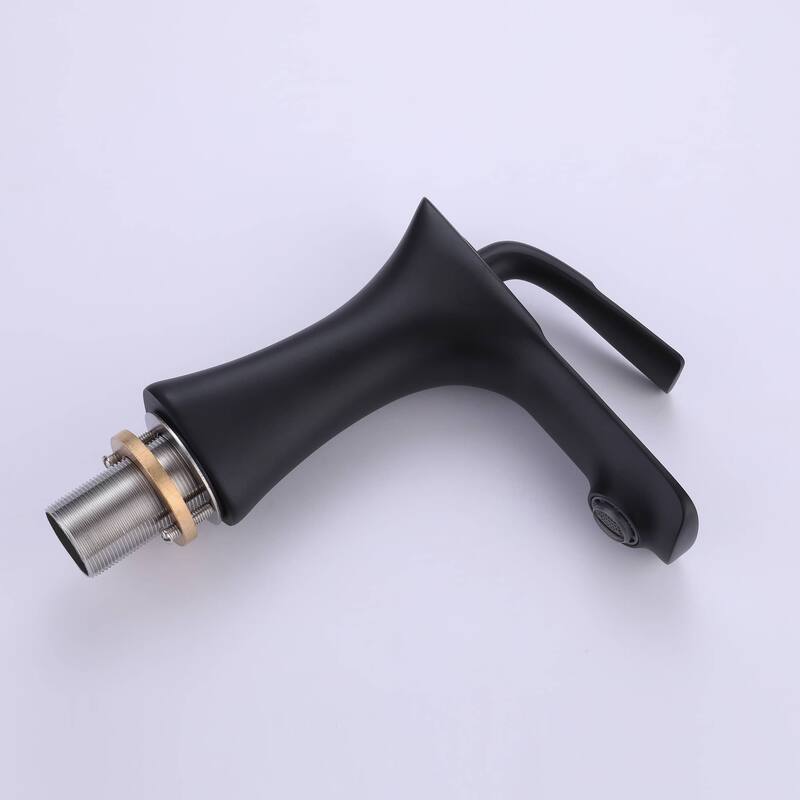 Single Handle Bahtroom Sink Faucet One Hole Bathroom Faucet Modern Basin Vanity Taps With Valve