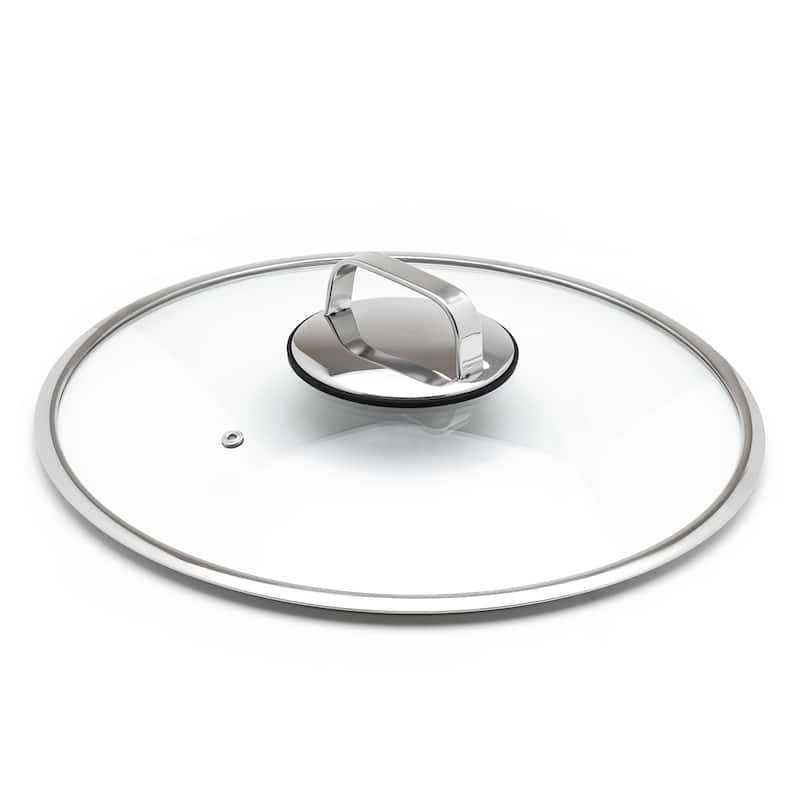 DiamondClad 14 Inch Nonstick Stainless Steel Pan with Lid Cookware Set - 14"