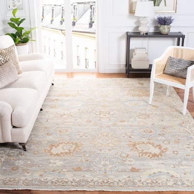 SAFAVIEH Hand-Knotted Oushak Libuse Traditional Wool Rug