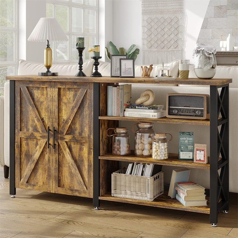 Buffet Cabinet - 11.8"D x 57.8"W x 31.4"H