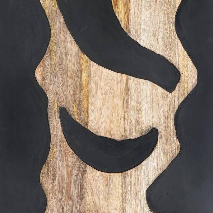 Wall Art Spaces Handcrafted Wooden Wall Decor - 16x20" - Black