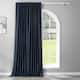 Exclusive Fabrics Extra Wide 120- Inch Thermal Room Darkening Curtain (1 Panel) - 100 x 120 - Navy blue