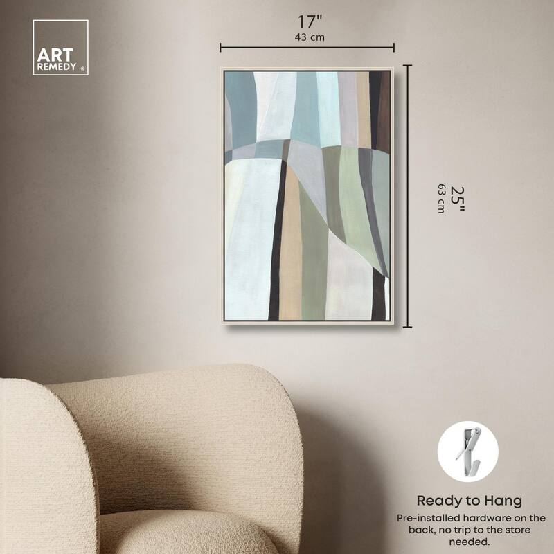 Abstract Fragments I Canvas by Art Remedy
