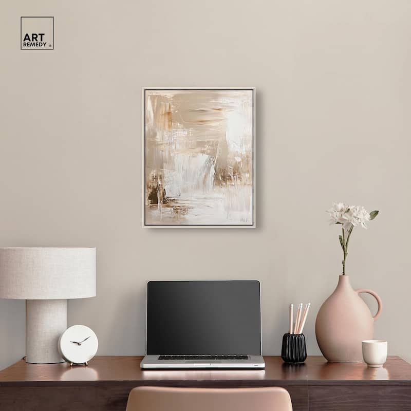 Latte Layers II Canvas by Art Remedy