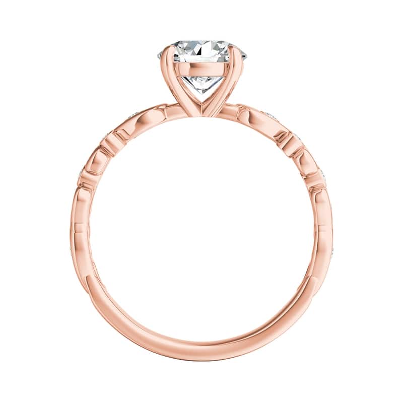 Auriya 14k Gold 1 1/2ctw Vintage Solitaire Moissanite Engagement Ring