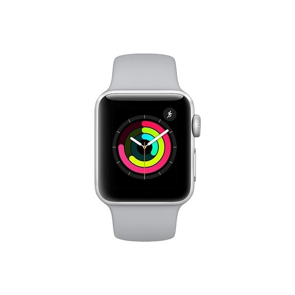 apple watch 3 silver aluminum fog sport