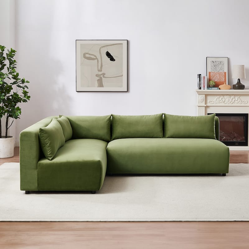 Alabama Mid-Century Modern Modular Sectional Sofa