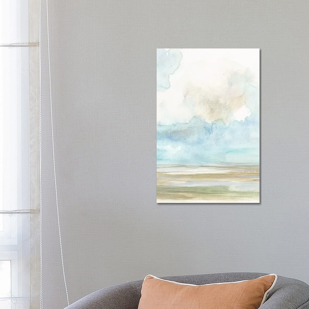 iCanvas "Clouds Over The Marsh II" by Jennifer Goldberger Canvas Print