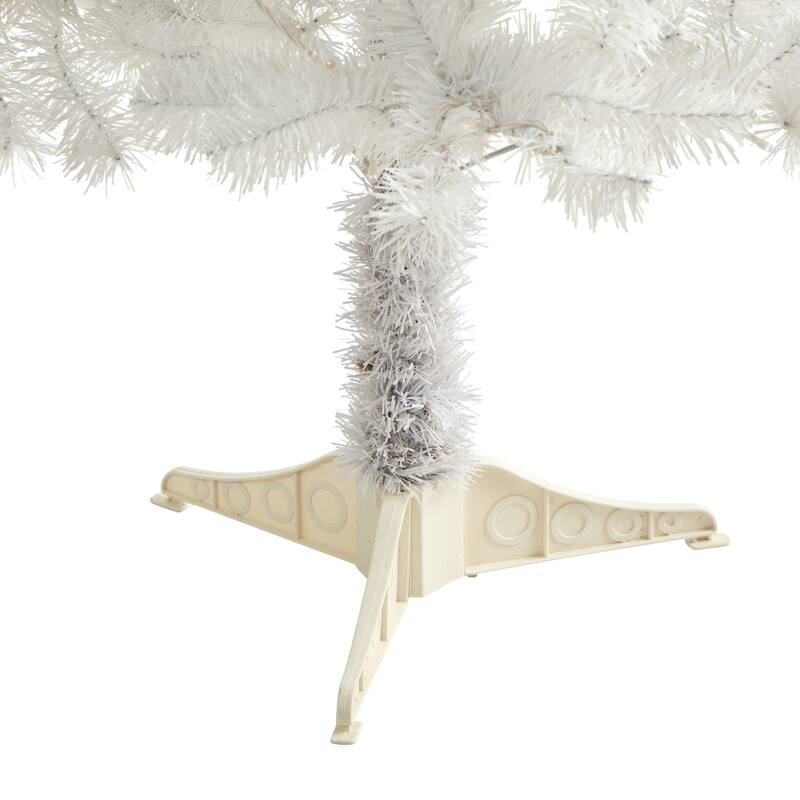 5' Pre-Lit Artificial Christmas Tree, Clear LED Lights - 5 Foot