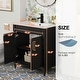 preview thumbnail 47 of 45, 24"/30"/36" Retro Bathroom Vanity W/ Drop in Sink Combo Cabinet Set