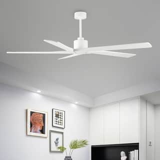 WINGBO 72" 6-Speed DC Motor Indoor Ceiling Fan without Lights