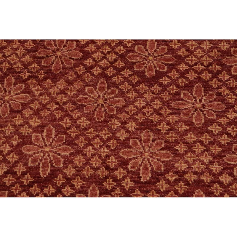 Eclectic Ziegler Red/Gold Wool Rug - 8'10'' x 11'11''