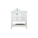 preview thumbnail 4 of 8, Elegant Lighting VF16432 Theo 32" Free Standing Single Basin Vanity White - Painted